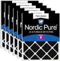 Nordic Pure 12x24x1 Pure Carbon Pleated Odor Reduction Furnace Air Filters 6 by NordicPure