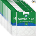 Nordic Pure 16x25x1 Poly Green MERV 6 AC Furnace Air Filters – Reduces Dust by NordicPure