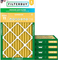 Filterbuy 16x25x2 Air Filter MERV 11 Superior Pet & Allergy Defense, by Filterbuy