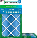 Filterbuy 8x24x1 Air Filter MERV 13 Optimal Smoke & Allergy Defense, by Filterbuy