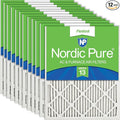 Nordic Pure 15x20x1 Pleated MERV 13 Air Filters 12 Pack by NordicPure