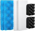 6 Pcs Aquarium Filters Bio Sponge Sets Compatible by Threlaco