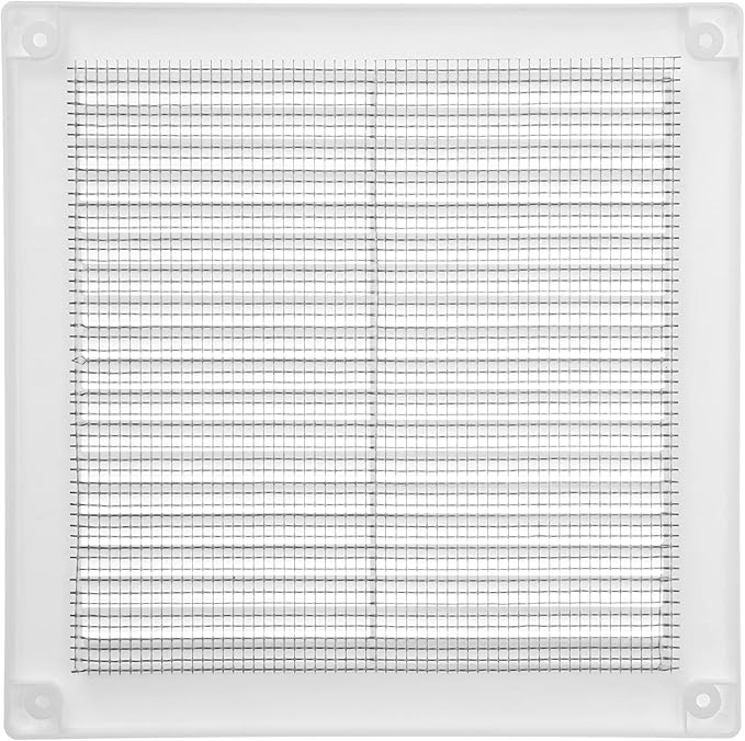 Vent Systems 4.5" x 4.5" Inch Plastic White Soffit Vent Cover - Image 6