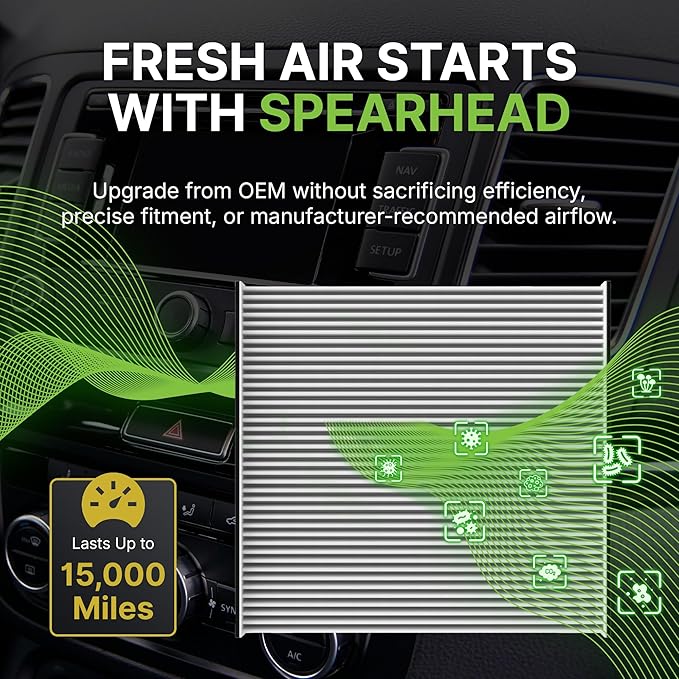 Spearhead OEM+ Particulate Breathe Easy Cabin Filter | Fits Various 2006-22 - Image 5
