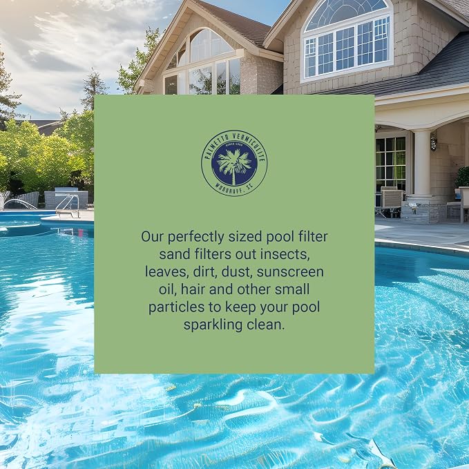 Palmetto Swimming Pool Filter Sand, 50 lb Bag – Natural Silica - Image 5