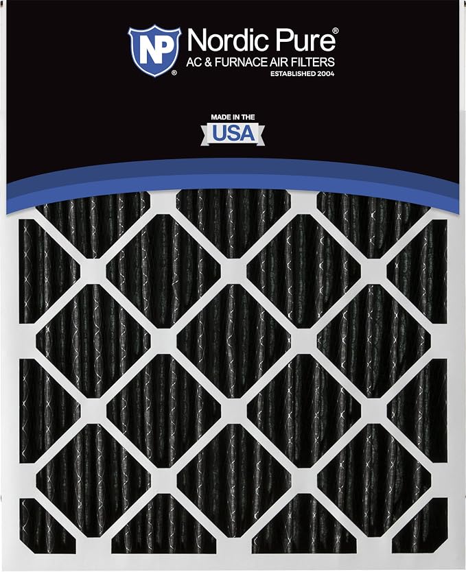Nordic Pure 20x20x2 Pure Carbon Pleated Odor Reduction Merv 8 Furnace Filters 3 - Image 5