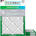 Filterbuy 16.38x21.5x1 Air Filter MERV 8 Essential Dust & Allergy Defense by Filterbuy