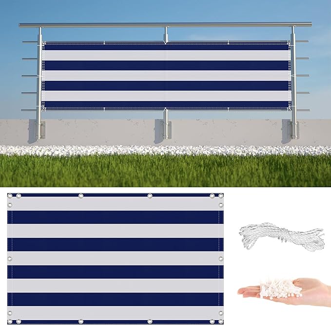 Fence Privacy Screen 3' x 16.4' UV Protection Weather-Resistant Outdoor Privacy by AYLFBFU