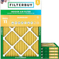 Filterbuy 13x20x1 Air Filter MERV 11 Superior Pet & Allergy Defense, by Filterbuy