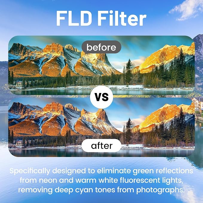 Universal 82mm 3 Piece Lens Filter Kit - Image 4