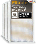 Filtrete 16x25x1 AC Furnace Air Filter, MERV 5, MPR 300, Capture Unwanted by Filtrete