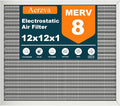 12x12x1 Reusable Air Filter, MERV 8, Permanent Electrostatic Air Filter by Unknown