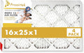 Proairtek AF16251M13SWH Model 16x25x1 Pack of 4 Air Filters, MERV 13; Ideal by Unknown