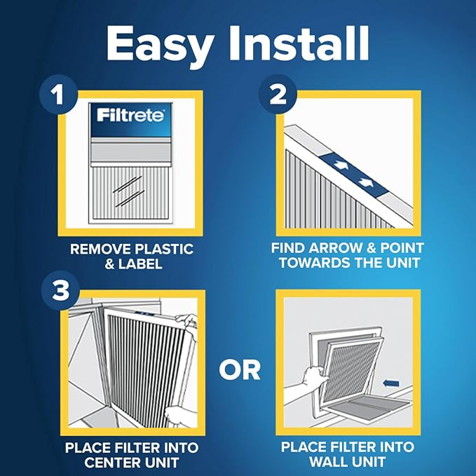 Filtrete 24x24x1 Air Filter, MPR 300, MERV 5, Clean Living Basic Dust 3-Month - Image 3