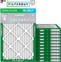 Filterbuy 18x30x1 Air Filter MERV 8 Essential Dust & Allergy Defense, by Filterbuy