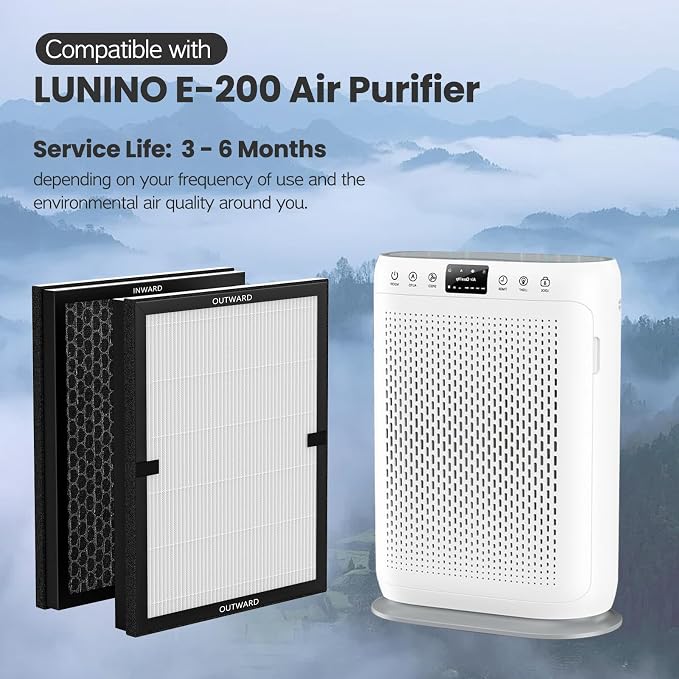 3 Pack E-200 HEPA Air Filter Compatible - Image 2