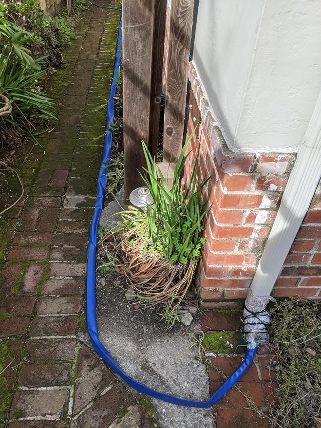 Pool Backwash Hose 2 inch × 50 ft Thicken Blue Water Discharge Pipe Lay Flat - Image 6