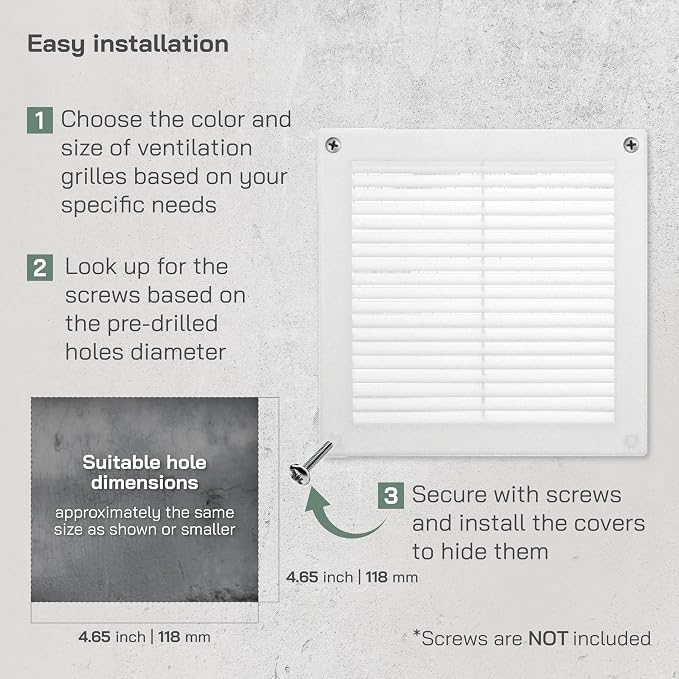 Vent Systems 4.5" x 4.5" Inch - Image 4