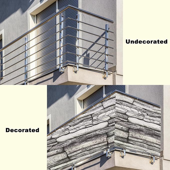 Privacy Screen 2.6' x 26.2' Heavy Duty 165 GSM HDPE Privacy Fence Panels - Image 8